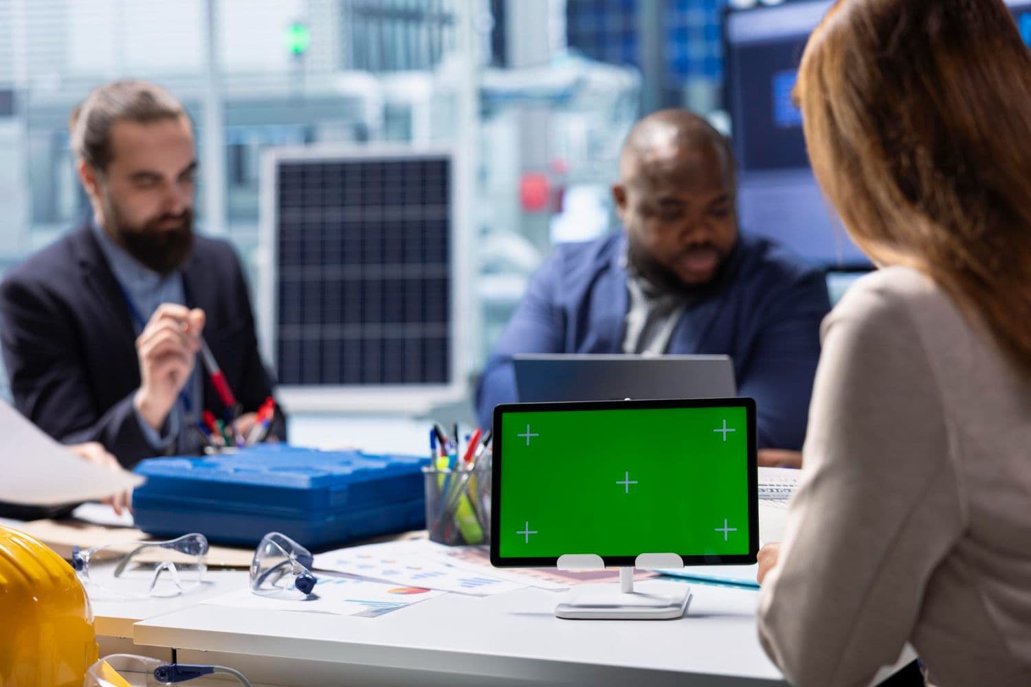 Solar-powered data hub in Finland
